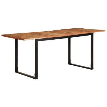 vidaXL Τραπεζαρία Κήπου 180x90x75cm από Μασίφ Ξύλο Ακακίας 1 τεμ.