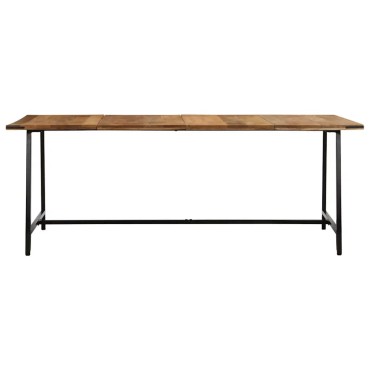 vidaXL Τραπεζαρία 200x100x75cm από Μασίφ Ξύλο Μάνγκο 1 τεμ.