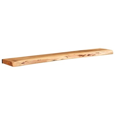 vidaXL Ράφια Τοίχου 2 τεμ. 100x20x3,5cm από Μασίφ Ξύλο Ακακίας