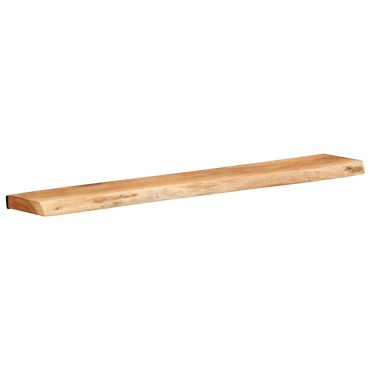 vidaXL Ράφια Τοίχου 2 τεμ. 100x20x3,5cm από Μασίφ Ξύλο Ακακίας