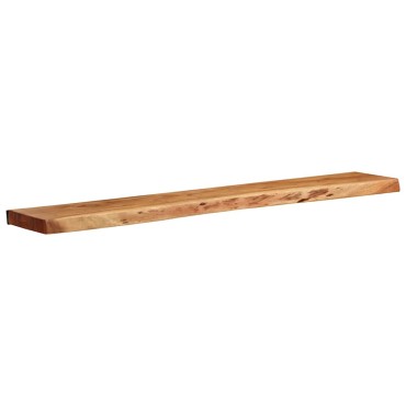 vidaXL Ράφια Τοίχου 2 τεμ. 100x20x3,5cm από Μασίφ Ξύλο Ακακίας