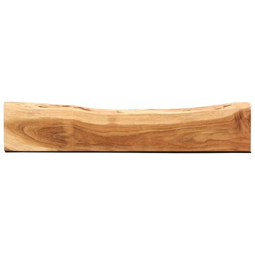 vidaXL Ράφια Τοίχου 2 τεμ. 100x20x3,5cm από Μασίφ Ξύλο Ακακίας
