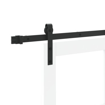 vidaXL Συρόμενη Πόρτα με Σετ Χαλκά 'ORKDAL' Λευκή 83x211 cm