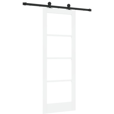 vidaXL Συρόμενη Πόρτα με Σετ Υλικών 'ORKDAL' Λευκή 73.5 x 198.5 εκ.
