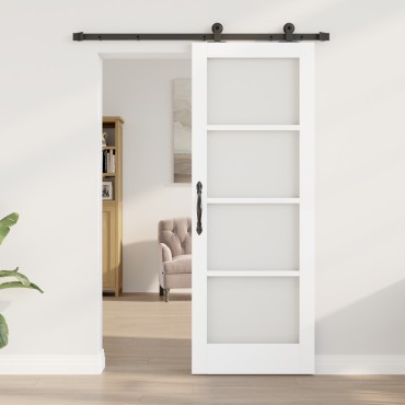 vidaXL Συρόμενη Πόρτα με Σετ Υλικών 'ORKDAL' Λευκή 73.5 x 198.5 εκ.