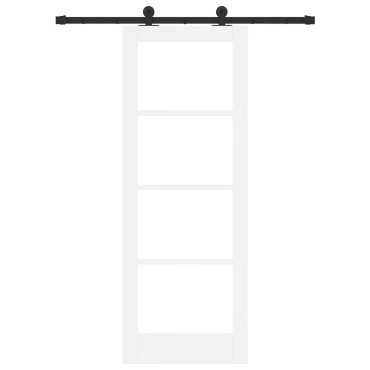 vidaXL Συρόμενη Πόρτα με Σετ Υλικών 'ORKDAL' Λευκή 73.5 x 198.5 εκ.