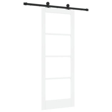 vidaXL Συρόμενη Πόρτα με Σετ Υλικών "ORKDAL" Λευκή 78x202 cm