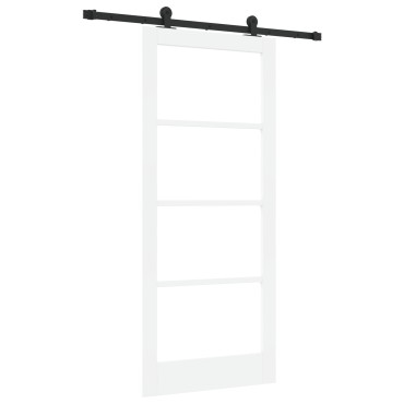 vidaXL Συρόμενη Πόρτα με Σετ Υλικών 'ORKDAL' Λευκή 86x198.5 εκ.