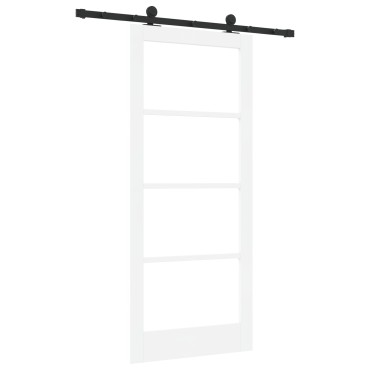 vidaXL Συρόμενη Πόρτα με Σετ Υλικών 'ORKDAL' Λευκή 86x198.5 εκ.