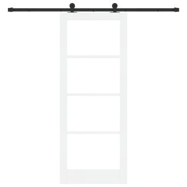 Συρόμενη Πόρτα vidaXL με Σετ Υλικών ORKDAL Λευκή 83x211 cm