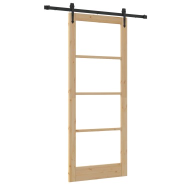 vidaXL Συρόμενη Πόρτα με Σετ Στήριξης 'ORKDAL'86x211 cm