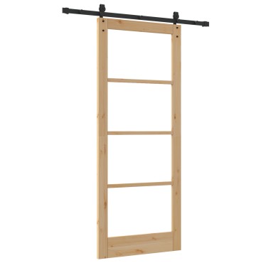 vidaXL Συρόμενη Πόρτα με Σετ Στήριξης 'ORKDAL'86x211 cm