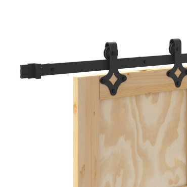 Συρόμενη Πόρτα vidaXL με σετ αξεσουάρ 'ORKDAL'Solid Wood Pine, Εσωτερική Πόρτα vidaXL 'ORKDAL'86x211x4 cm Solid Wood Pine