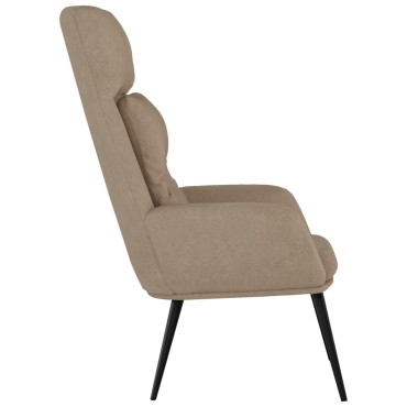 vidaXL Πολυθρόνα Relax Taupe από Συνθετικό Καστόρι 70x77x94cm 1 τεμ.