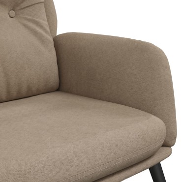vidaXL Πολυθρόνα Relax Taupe από Συνθετικό Καστόρι 70x77x94cm 1 τεμ.