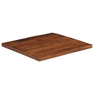vidaXL Επιτραπέζιο 80x80x2,5cm Τετράγωνο Μασίφ Ξύλο Ανακυκλωμένο