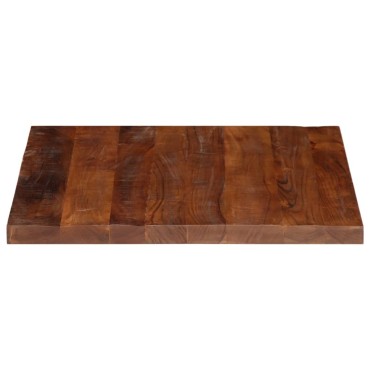 vidaXL Επιτραπέζιο 80x80x2,5cm Τετράγωνο Μασίφ Ξύλο Ανακυκλωμένο