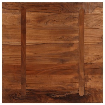 vidaXL Επιτραπέζιο 80x80x2,5cm Τετράγωνο Μασίφ Ξύλο Ανακυκλωμένο