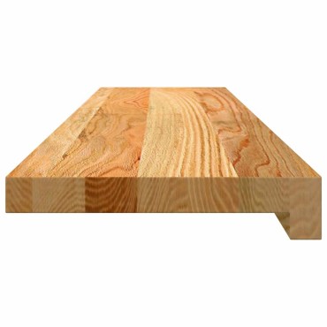 vidaXL Περβάζια παραθύρων 2 τεμ. Αν. Καφέ 90x20x2 εκ. Μασίφ Ξύλο Δρυός