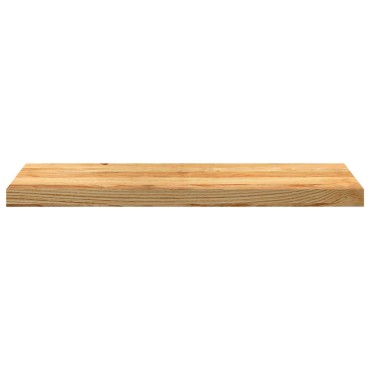 vidaXL Πατάκια Σκάλας 12 τεμ. Ανοιχτό Καφέ 80x25x2 cm Ξύλο Δρυός