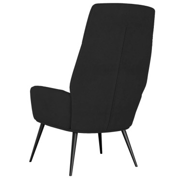 vidaXL Πολυθρόνα Relax Μαύρη από Συνθετικό Καστόρι 70x77x94cm 1 τεμ.