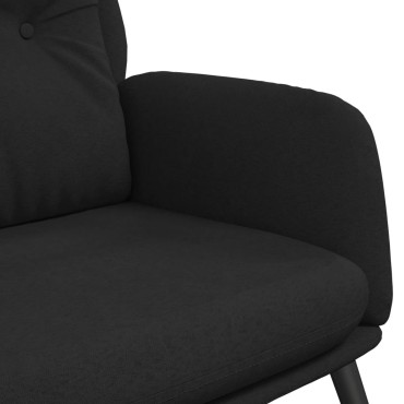 vidaXL Πολυθρόνα Relax Μαύρη από Συνθετικό Καστόρι 70x77x94cm 1 τεμ.