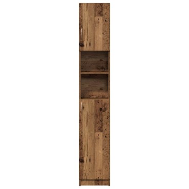 vidaXL Στήλη Μπάνιου Παλιό Ξύλο 32x25,5x190cm από Μοριοσανίδα 1 τεμ.