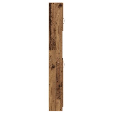 vidaXL Στήλη Μπάνιου Παλιό Ξύλο 32x25,5x190cm από Μοριοσανίδα 1 τεμ.