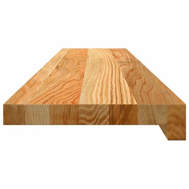 vidaXL Περβάζια παραθύρων 2 τεμ. Αν. Καφέ 100x20x2εκ. Μασίφ Ξύλο Δρυός