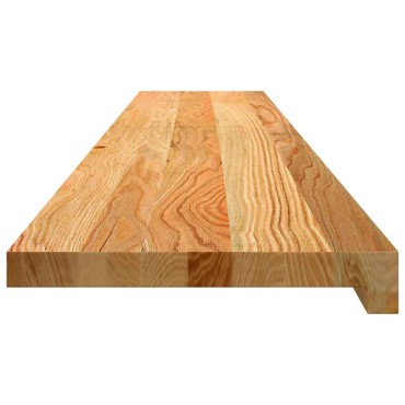 vidaXL Περβάζια παραθύρων 2 τεμ. Αν. Καφέ 140x30x2εκ. Μασίφ Ξύλο Δρυός