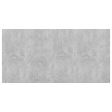 vidaXL Τραπεζαρία Γκρι του Σκυροδέματος 180x90x76cm από Επεξ. Ξύλο 1 τεμ.