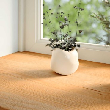 vidaXL Περβάζια παραθύρων 2 τεμ. Αν. Καφέ 90x30x2 εκ. Μασίφ Ξύλο Δρυός
