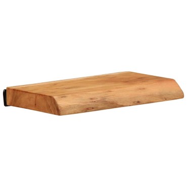 vidaXL Ράφια Τοίχου 2 τεμ. 30x20x3,5cm από Μασίφ Ξύλο Ακακίας