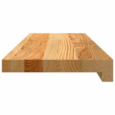 vidaXL Περβάζια παραθύρων 2 τεμ. Αν. Καφέ 70x20x2 εκ. Μασίφ Ξύλο Δρυός