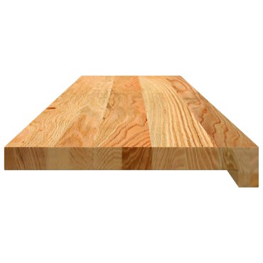 vidaXL Περβάζια παραθύρων 2 τεμ. Αν. Καφέ 100x25x2εκ. Μασίφ Ξύλο Δρυός