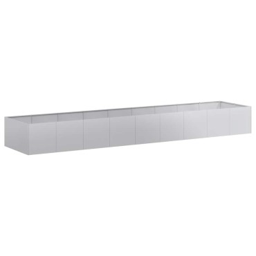 vidaXL Ζαρντινιέρα 360x80x40 εκ. από Γαλβανισμένο Ατσάλι