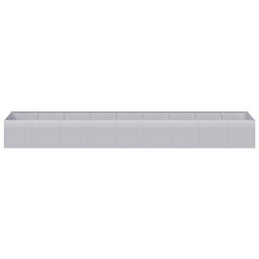 vidaXL Ζαρντινιέρα 360x80x40 εκ. από Γαλβανισμένο Ατσάλι