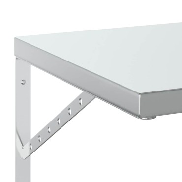 vidaXL Ράφια Τοίχου 2 τεμ. Ασημί 50x40cm Ανοξείδωτο Ατσάλι