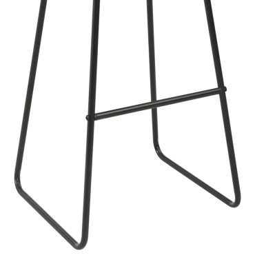 vidaXL Σετ Επίπλων Μπαρ 3 τεμ. Μαύρο από Ατσάλι 60x60x108cm