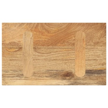 vidaXL Επιφάνεια Τραπεζιού Ορθογώνια 60x40x2,5cm Μασίφ Ξύλο Μάνγκο 1 τεμ.