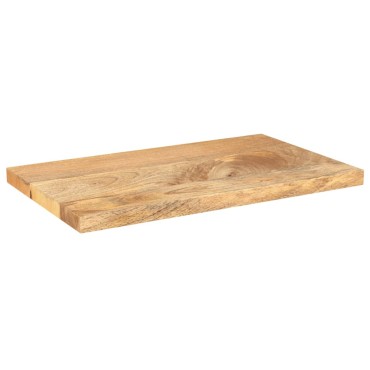 vidaXL Επιφάνεια Τραπεζιού Ορθογώνια 50x40x2,5cm Μασίφ Ξύλο Μάνγκο 1 τεμ.