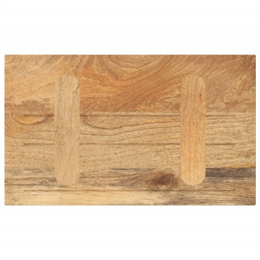 vidaXL Επιφάνεια Τραπεζιού Ορθογώνια 50x40x2,5cm Μασίφ Ξύλο Μάνγκο 1 τεμ.