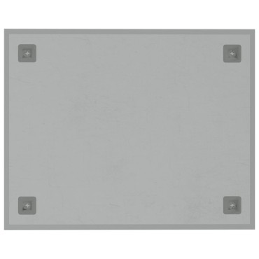 vidaXL Πίνακας Επιτοίχιος Μαγνητικός Λευκός 50 x 40 εκ. Ψημένο Γυαλί