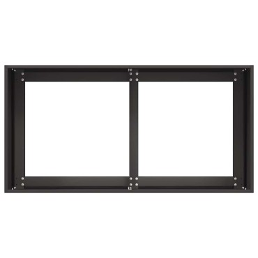 vidaXL Ζαρντινιέρα Μαύρη 80x40x40 εκ. από Χάλυβα Ψυχρής Έλασης