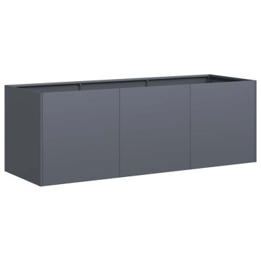 vidaXL Ζαρντινιέρα Ανθρακί 120x40x40 εκ. από Χάλυβα Ψυχρής Έλασης