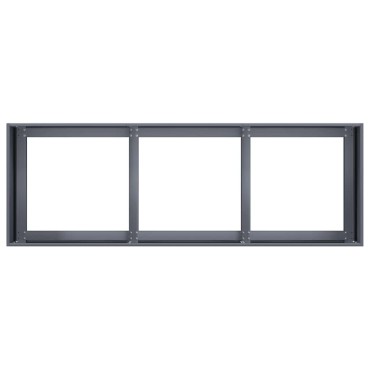 vidaXL Ζαρντινιέρα Ανθρακί 120x40x40 εκ. από Χάλυβα Ψυχρής Έλασης