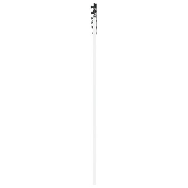vidaXL Συρόμενη Πόρτα με Σετ Υλικών Λευκή 73.5 x 198.5 εκατοστά Συμπαγής Ξύλο Πεύκου