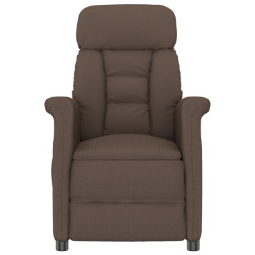 vidaXL Ανακλινόμενη πολυθρόνα Καφέ 70.5x96.5x95 cm
