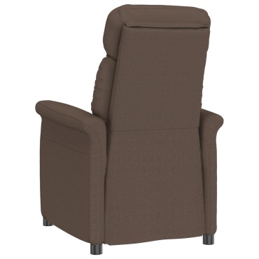vidaXL Ανακλινόμενη πολυθρόνα Καφέ 70.5x96.5x95 cm
