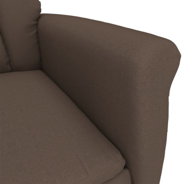 vidaXL Ανακλινόμενη πολυθρόνα Καφέ 70.5x96.5x95 cm